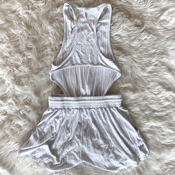 Free People FP Movement Blissed Out Romper in White - Picture 10 of 12